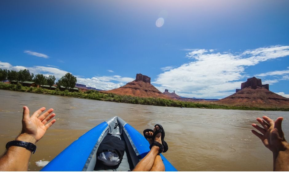 Moab river running