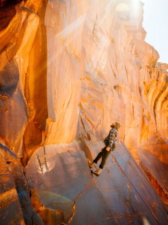 Rock climbing, Moab