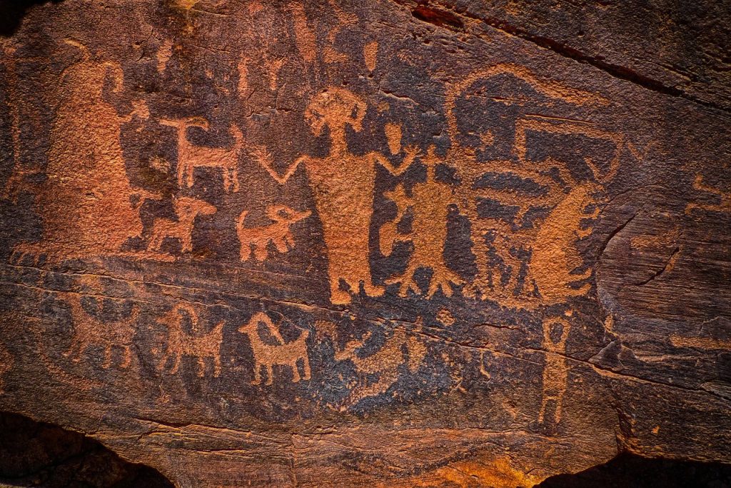 Petroglyphs near Moab